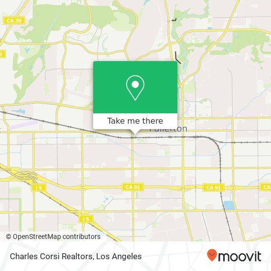 Charles Corsi Realtors map