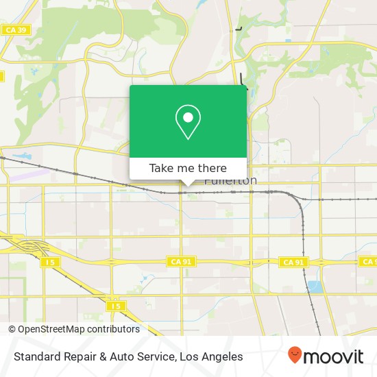 Standard Repair & Auto Service map