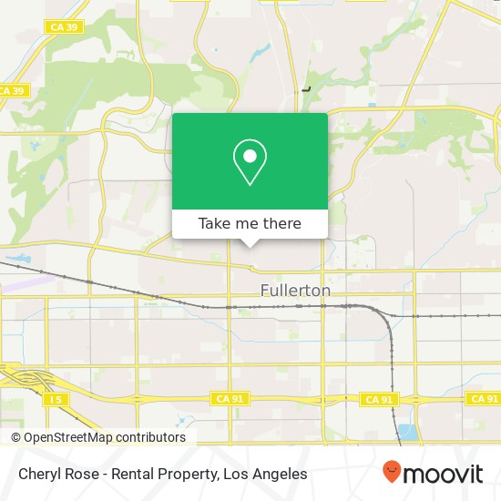 Cheryl Rose - Rental Property map