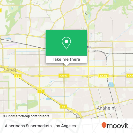 Albertsons Supermarkets map