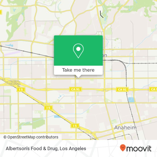 Albertson's Food & Drug map