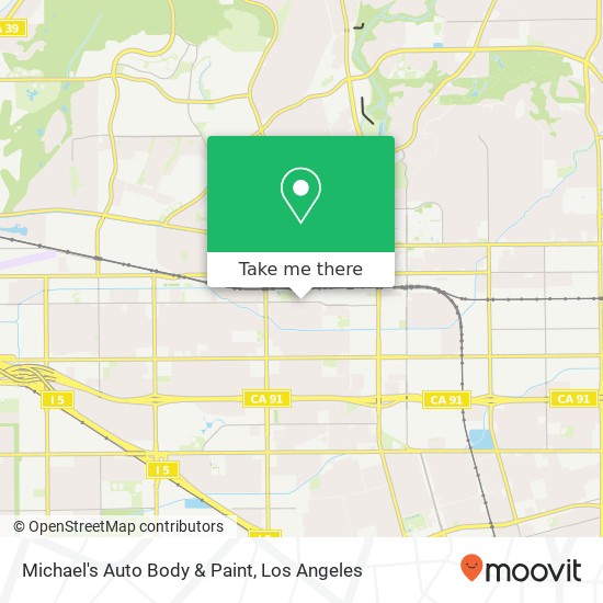 Mapa de Michael's Auto Body & Paint
