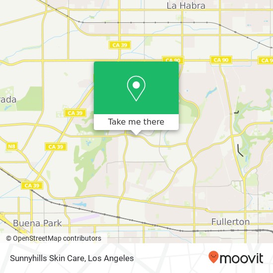 Mapa de Sunnyhills Skin Care