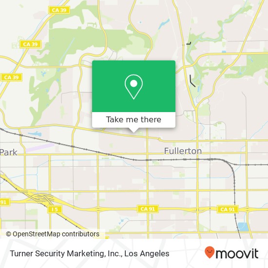 Turner Security Marketing, Inc. map