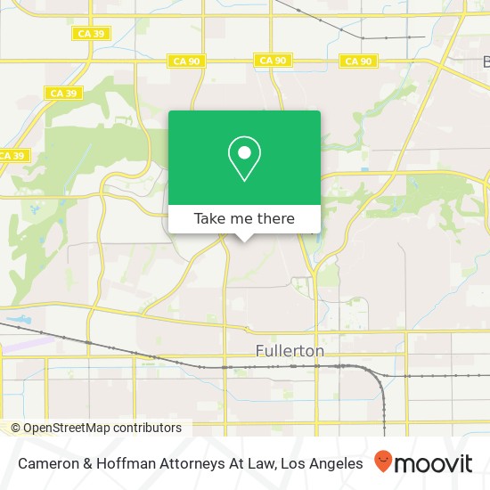 Cameron & Hoffman Attorneys At Law map