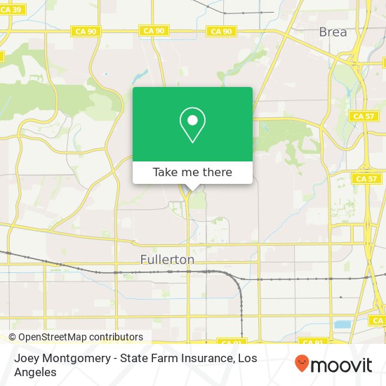 Joey Montgomery - State Farm Insurance map