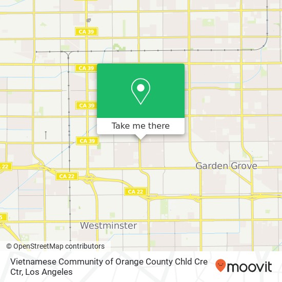 Vietnamese Community of Orange County Chld Cre Ctr map
