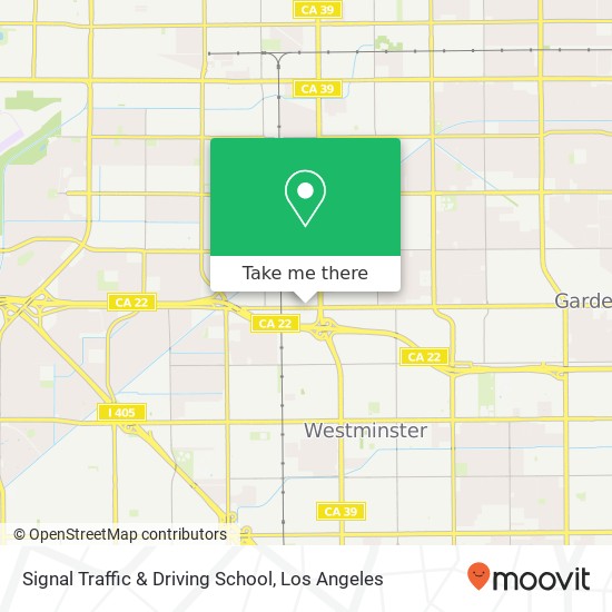 Signal Traffic & Driving School map