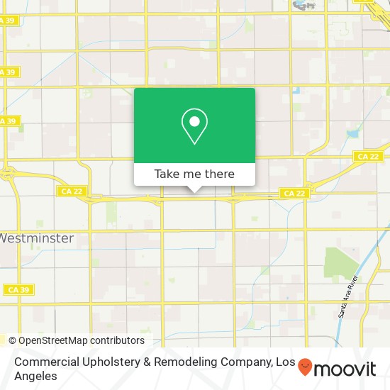 Commercial Upholstery & Remodeling Company map