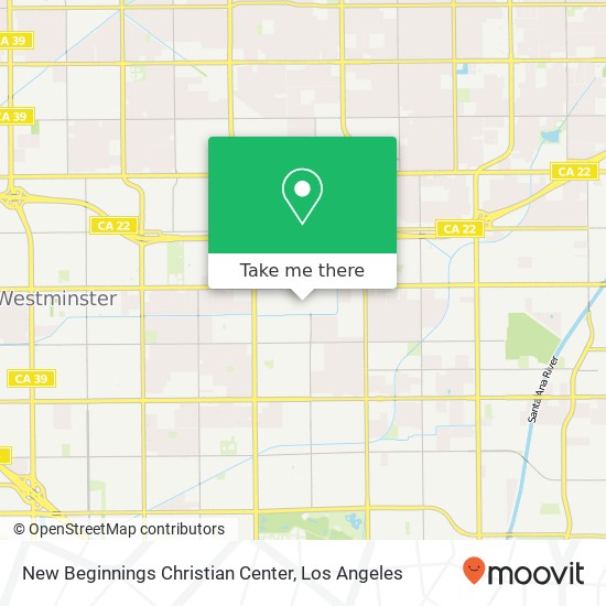 New Beginnings Christian Center map