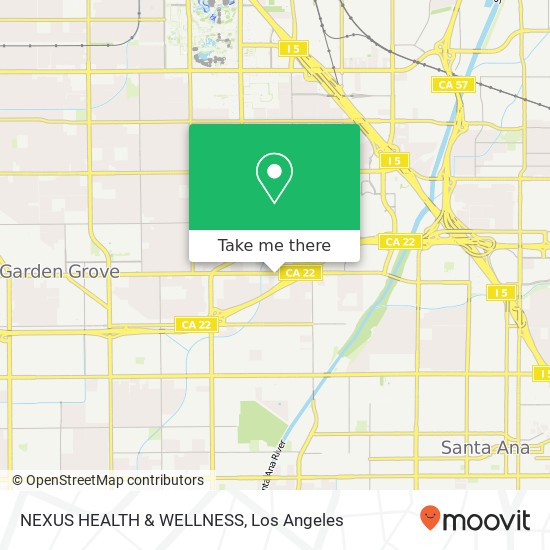 NEXUS HEALTH & WELLNESS map