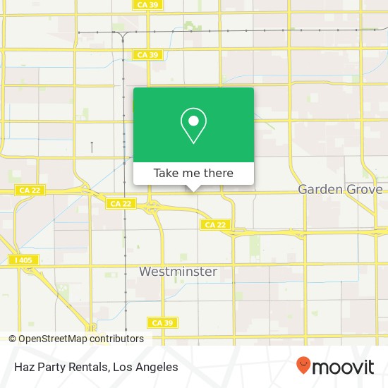 Haz Party Rentals map