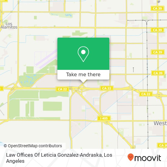 Mapa de Law Offices Of Leticia Gonzalez-Andraska