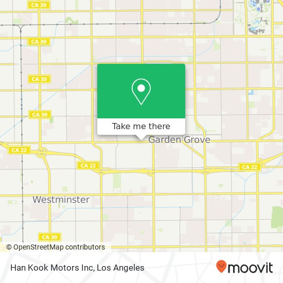 Han Kook Motors Inc map