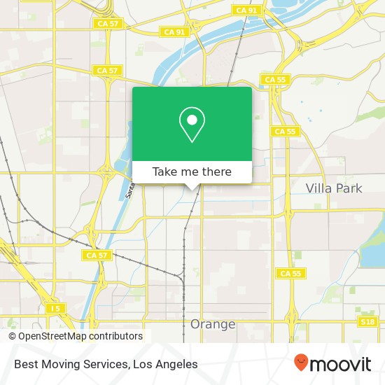 Best Moving Services map