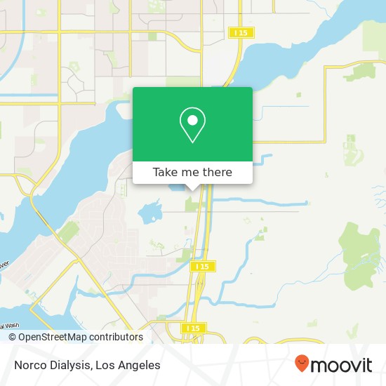 Norco Dialysis map