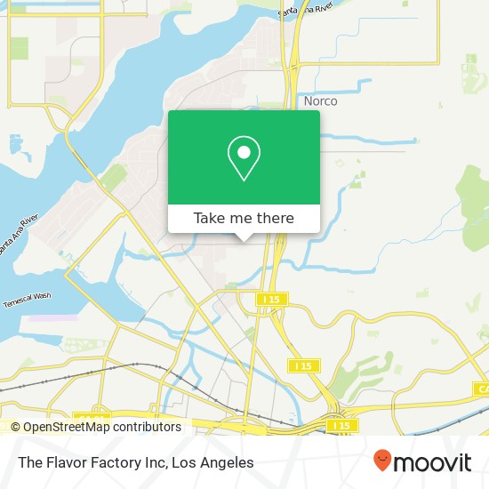 The Flavor Factory Inc map