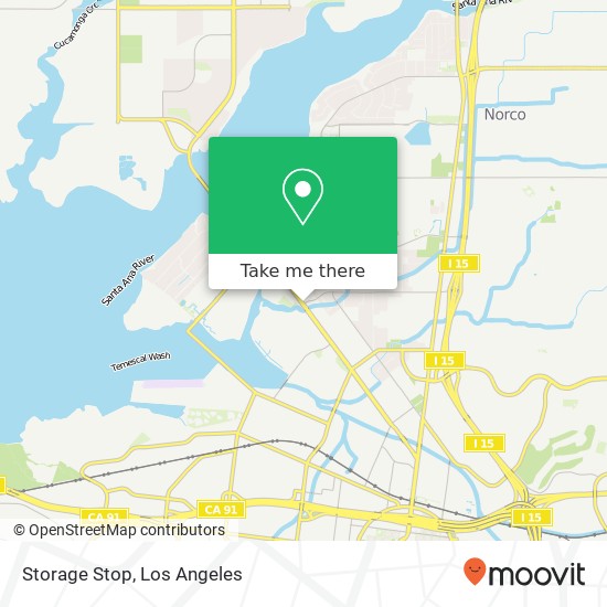 Storage Stop map