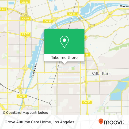 Grove Autumn Care Home map
