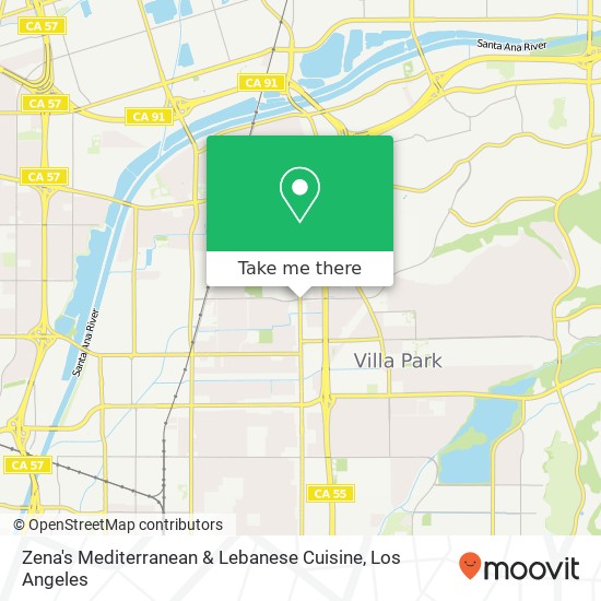 Zena's Mediterranean & Lebanese Cuisine map