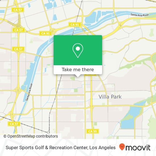 Super Sports Golf & Recreation Center map