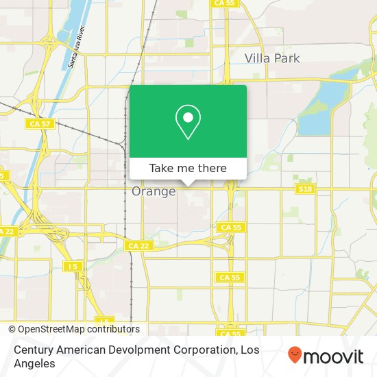 Century American Devolpment Corporation map