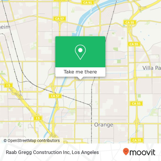 Raab Gregg Construction Inc map