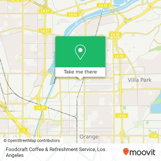 Mapa de Foodcraft Coffee & Refreshment Service