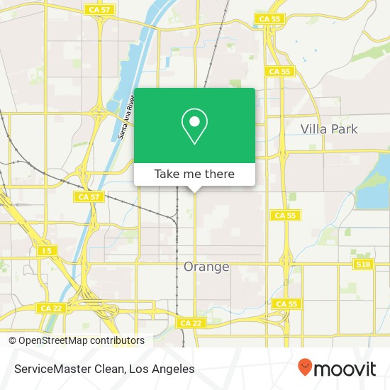 ServiceMaster Clean map