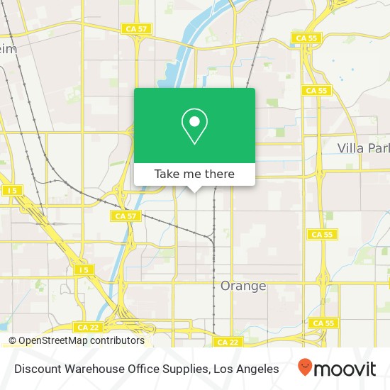 Mapa de Discount Warehouse Office Supplies