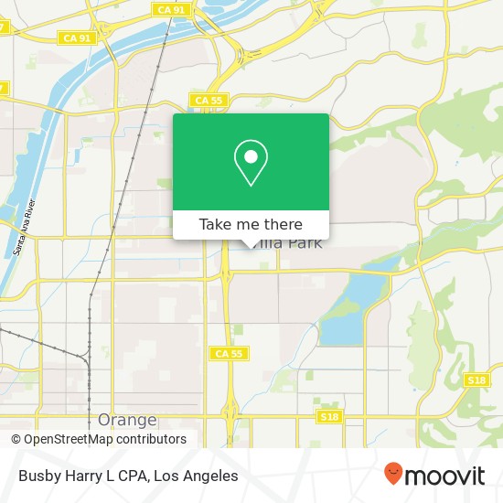 Busby Harry L CPA map