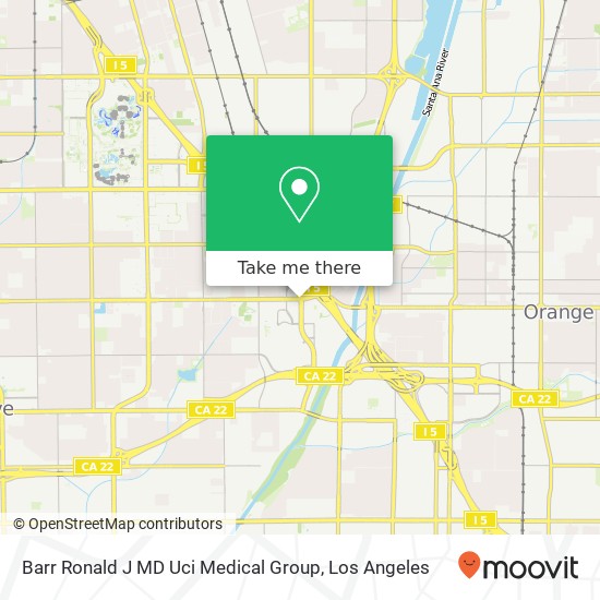 Barr Ronald J MD Uci Medical Group map