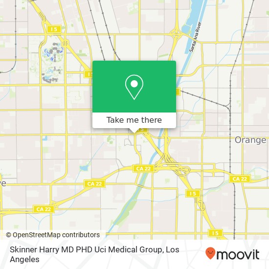 Skinner Harry MD PHD Uci Medical Group map