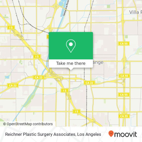 Mapa de Reichner Plastic Surgery Associates