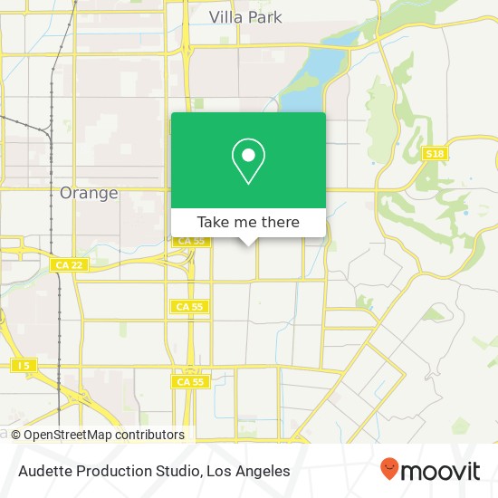 Mapa de Audette Production Studio