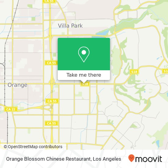 Mapa de Orange Blossom Chinese Restaurant