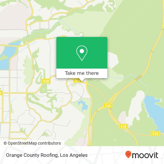 Mapa de Orange County Roofing