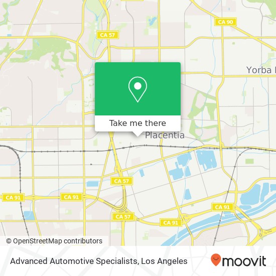 Advanced Automotive Specialists map