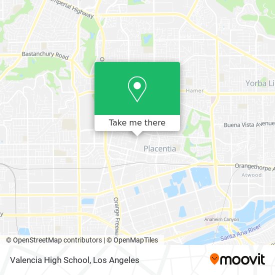 Mapa de Valencia High School