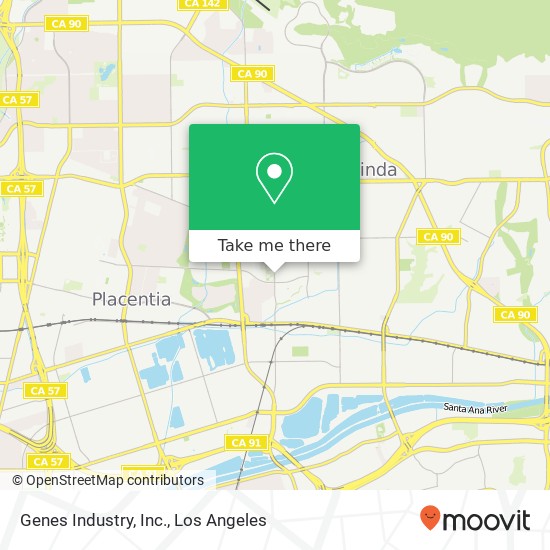 Genes Industry, Inc. map