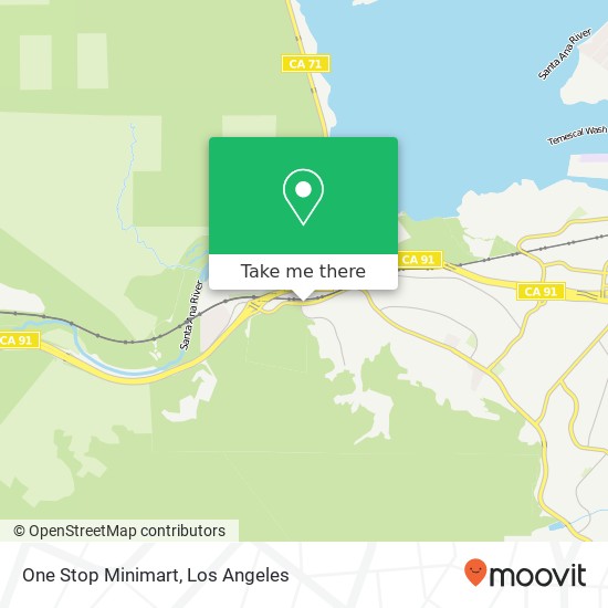 Mapa de One Stop Minimart