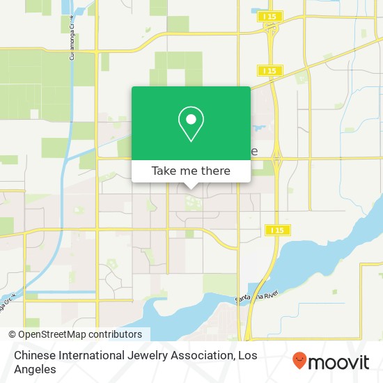 Chinese International Jewelry Association map