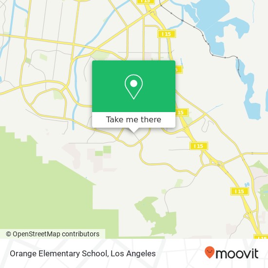 Orange Elementary School map