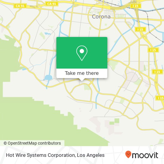 Mapa de Hot Wire Systems Corporation