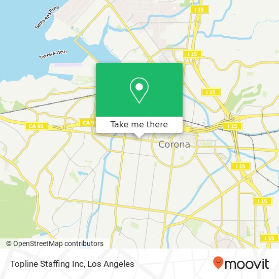 Topline Staffing Inc map