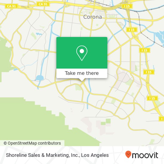 Mapa de Shoreline Sales & Marketing, Inc.