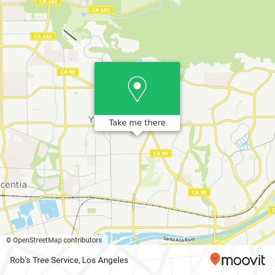 Mapa de Rob's Tree Service