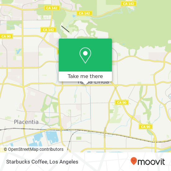 Mapa de Starbucks Coffee