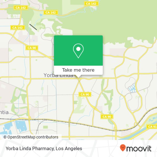 Yorba Linda Pharmacy map