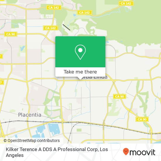 Kilker Terence A DDS A Professional Corp map